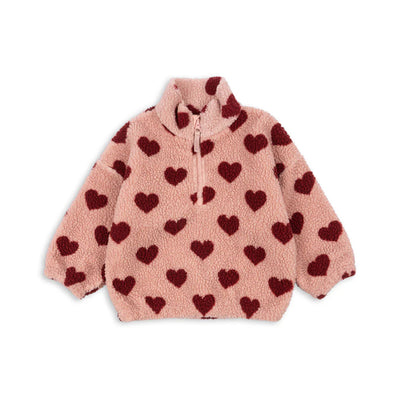 Konges Slojd-Jacket Half Zip, Jody Fleece - Coeur Mellow-Swanky Boutique Malta 