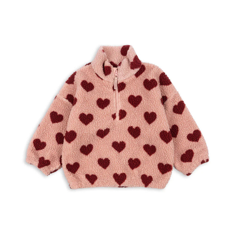 Konges Slojd-Jacket Half Zip, Jody Fleece - Coeur Mellow-Swanky Boutique Malta 