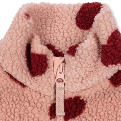 Konges Slojd-Jacket Half Zip, Jody Fleece - Coeur Mellow-Swanky Boutique Malta 