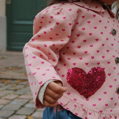 Konges Slojd-Jacket, Nola Sequin - Berry Coeur-Swanky Boutique Malta 