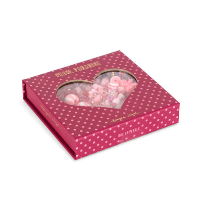 Konges Slojd-Jewellery Making Kit - Box of Pearls Pink-Swanky Boutique Malta 