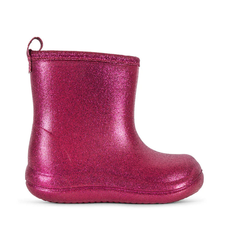 Konges Slojd-Luc Rain Boots, Rubber Glitter -  Sangria-Swanky Boutique Malta 