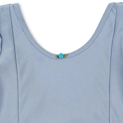 Konges Slojd-Mousse Puff Dress - Zen Blue-Swanky Boutique Malta 