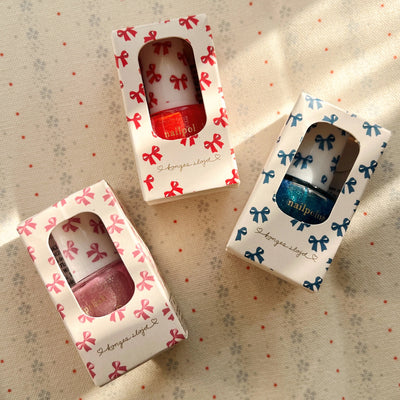 Konges Slojd - Nail Art - Twinkle, Red (Peel Off) - Swanky Boutique Malta 