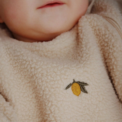 Konges Slojd-Newborn Safa Onesie- Oxford Tan-Swanky Boutique Malta