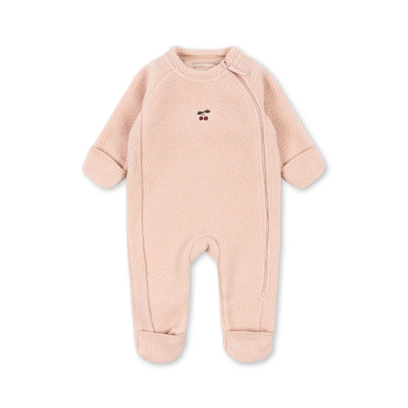 Konges Slojd-Newborn Safa Onesie- Rose Smoke-Swanky Boutique Malta
