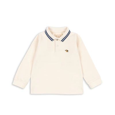 Konges Slojd-Polo Shirt Long, Florian- Antique White-Swanky Boutique Malta 