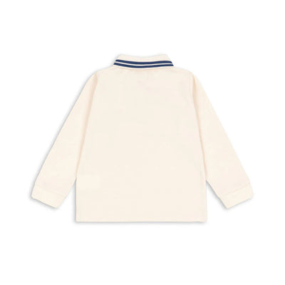Konges Slojd-Polo Shirt Long, Florian- Antique White-Swanky Boutique Malta 