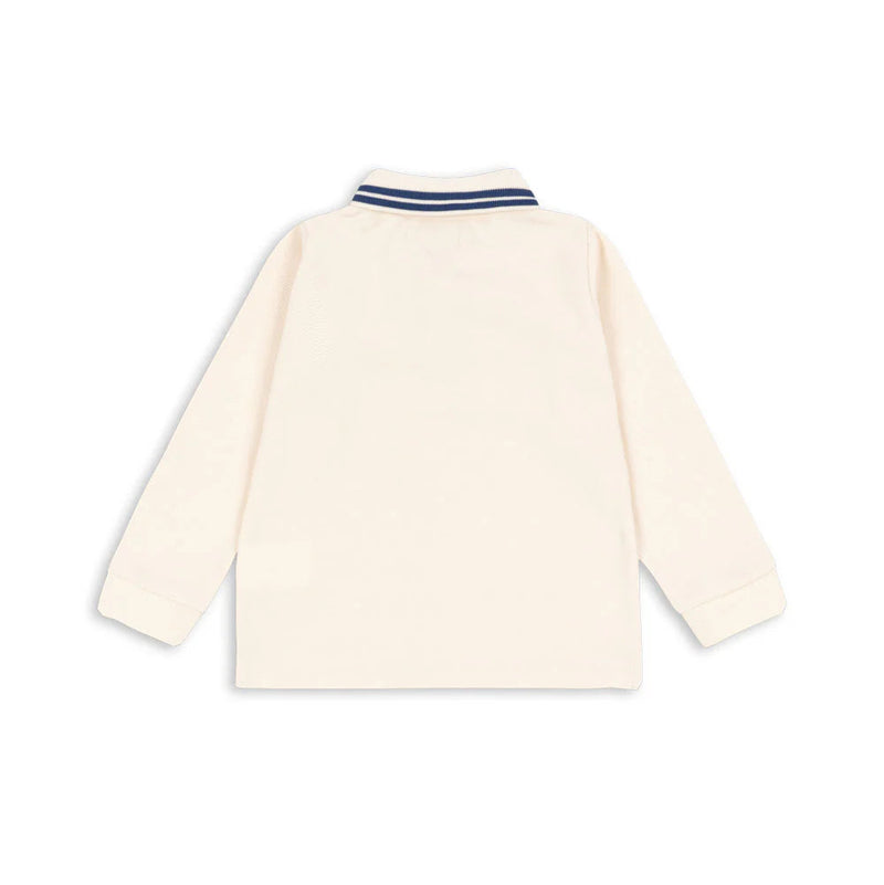 Konges Slojd-Polo Shirt Long, Florian- Antique White-Swanky Boutique Malta 