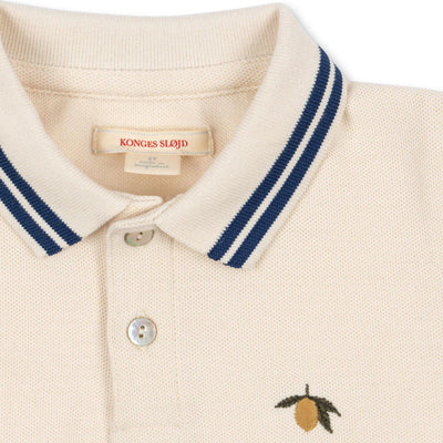 Konges Slojd-Polo Shirt Long, Florian- Antique White-Swanky Boutique Malta 