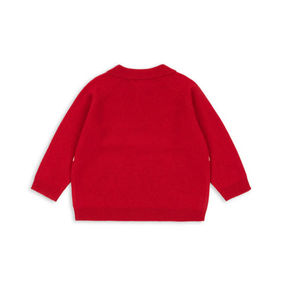 Konges Slojd - Polo Shirt, Long Sleeved - Basi Red - Swanky Boutique Malta 