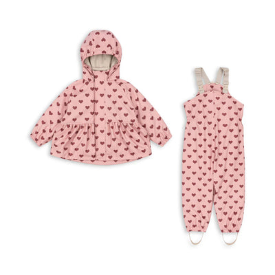 Konges Slojd-Puddle Suit Set - Amour Pink-Swanky Boutqiue Malta 