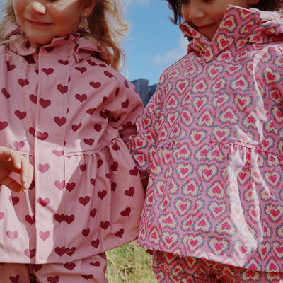 Konges Slojd-Puddle Suit Set - Amour Pink-Swanky Boutqiue Malta 