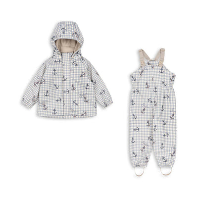 Konges Slojd-Puddle Suit Set - Sailor Check-Swanky Boutique Malta 