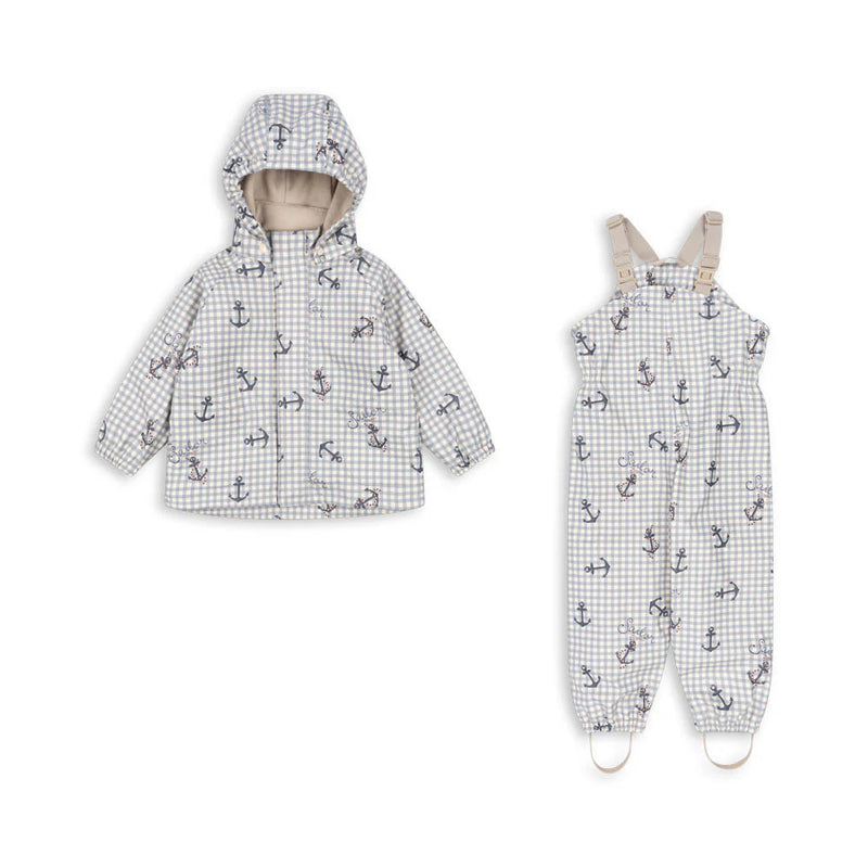 Konges Slojd-Puddle Suit Set - Sailor Check-Swanky Boutique Malta 
