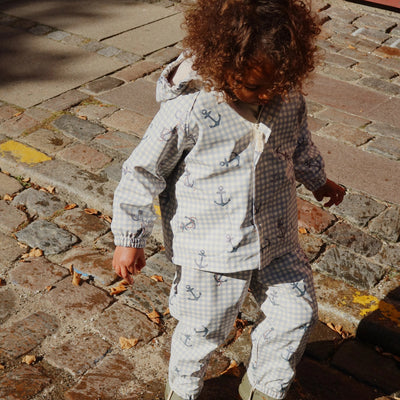 Konges Slojd-Puddle Suit Set - Sailor Check-Swanky Boutique Malta 
