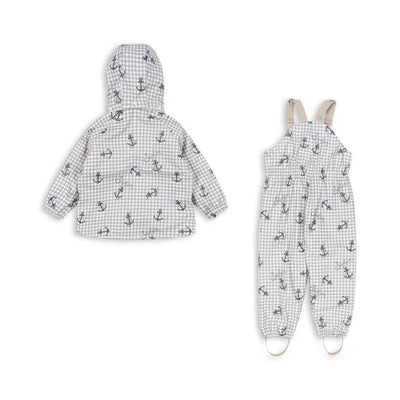 Konges Slojd-Puddle Suit Set - Sailor Check-Swanky Boutique Malta 