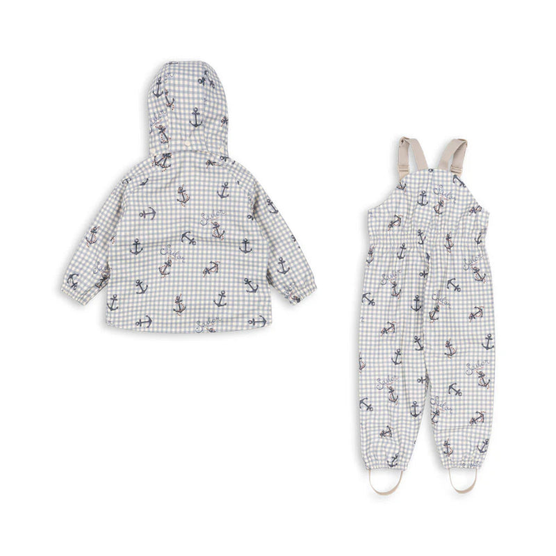 Konges Slojd-Puddle Suit Set - Sailor Check-Swanky Boutique Malta 