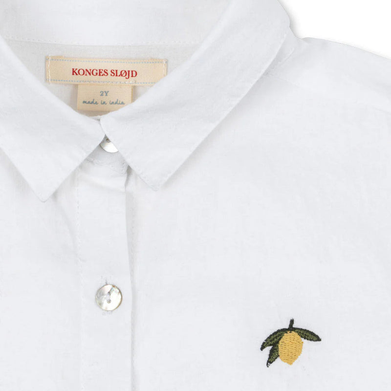 Konges Slojd - Shirt, Long Sleeved - Optic White - Swanky Boutique Malta 