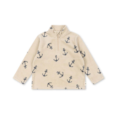 Konges Slojd-Sweatshirt Half Zip, Tavi Fleece - Ancher-Swanky Boutique Malta 