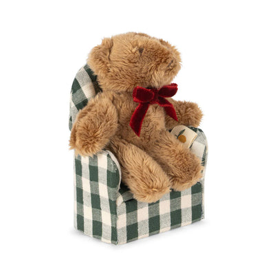 Konges Slojd - Tiny Teddy Kalle - Green Check - Swanky Boutique Malta 