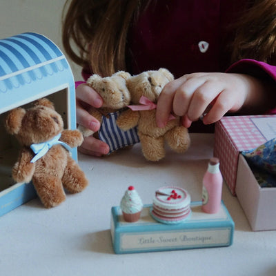 Konges Slojd- Tiny Teddy Milo- Brown- Swanky Boutique Malta 