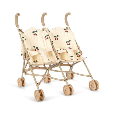Konges Slojd - Twin, Doll Stroller, Foldable - Ma Grande Cerise - Swanky Boutique Malta 
