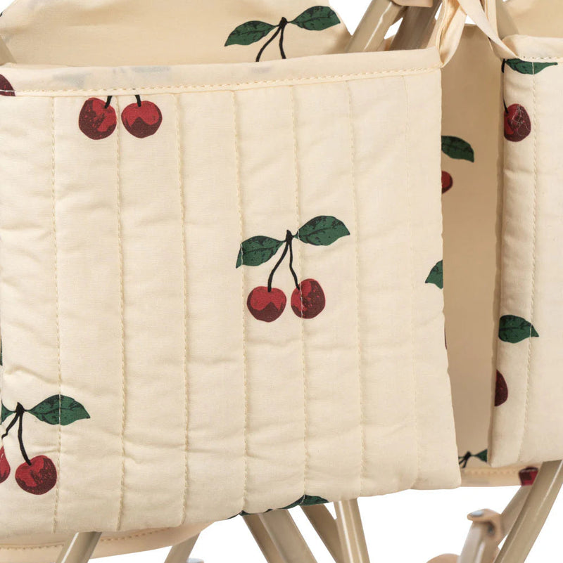 Konges Slojd - Twin, Doll Stroller, Foldable - Ma Grande Cerise - Swanky Boutique Malta 