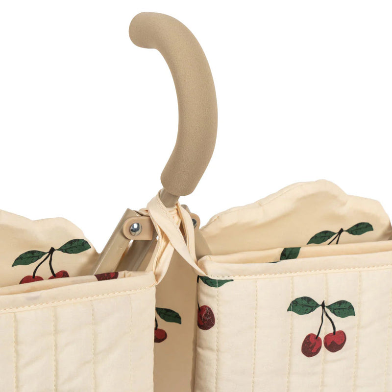 Konges Slojd - Twin, Doll Stroller, Foldable - Ma Grande Cerise - Swanky Boutique Malta 