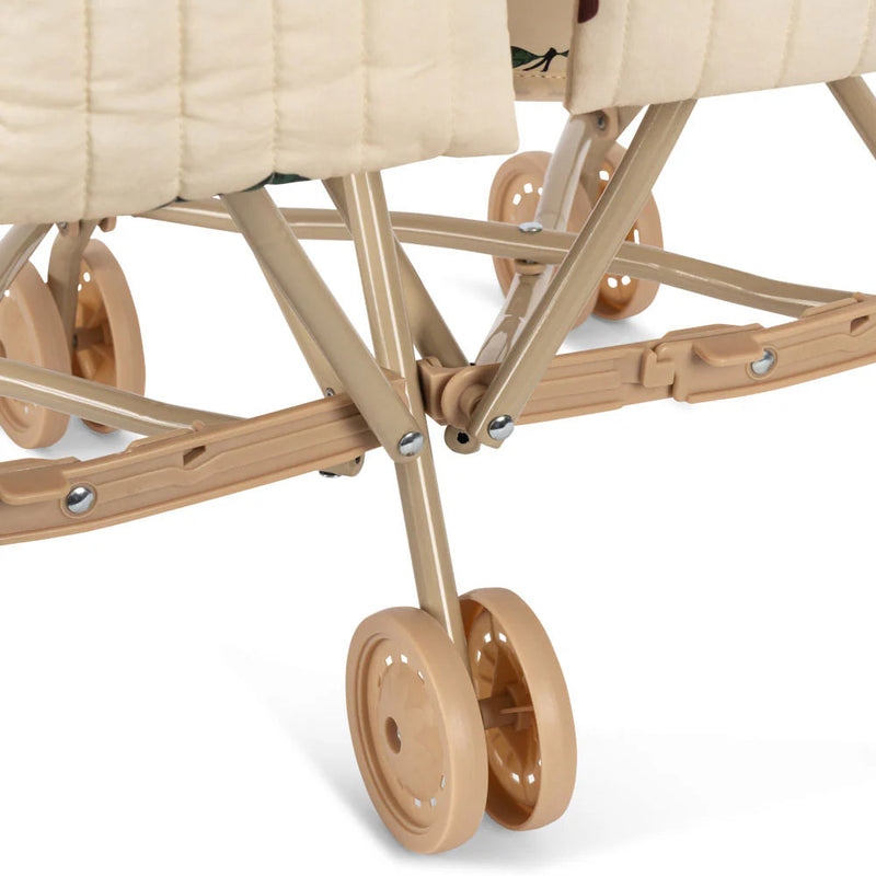 Konges Slojd - Twin, Doll Stroller, Foldable - Ma Grande Cerise - Swanky Boutique Malta 