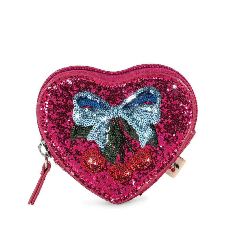 Konges Slojd-Wallet, Heart Shape - Sangria-Swanky Boutique Malta 