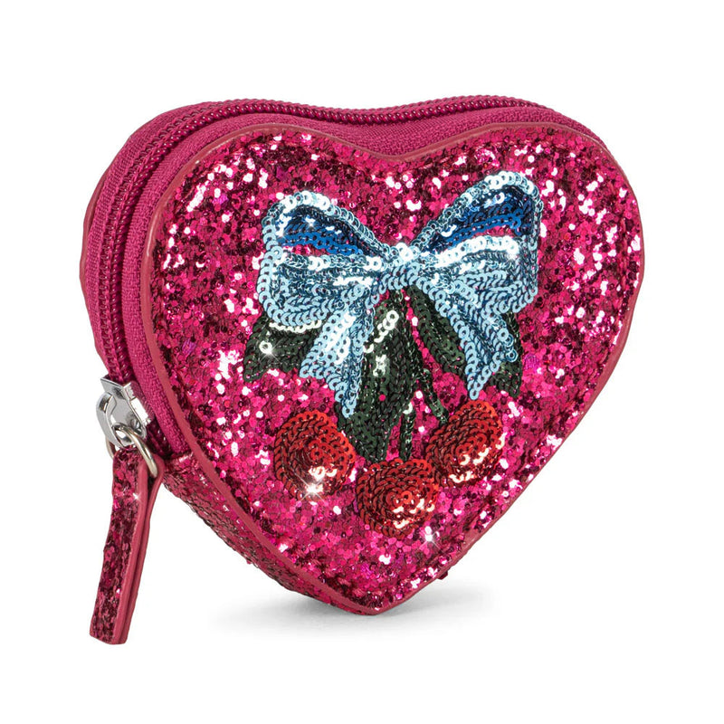 Konges Slojd-Wallet, Heart Shape - Sangria-Swanky Boutique Malta 