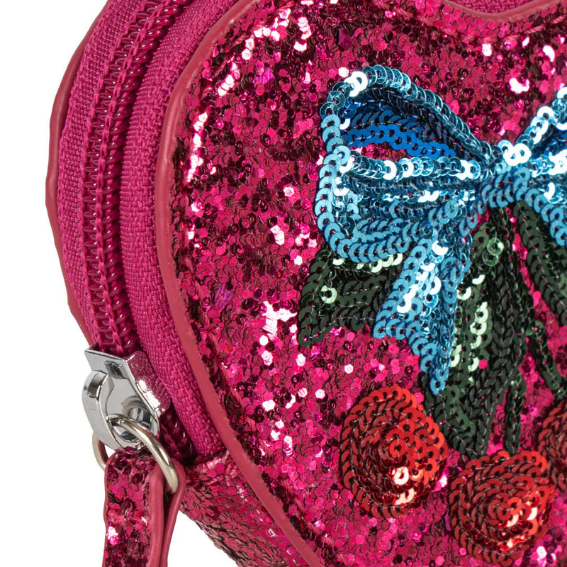 Konges Slojd-Wallet, Heart Shape - Sangria-Swanky Boutique Malta 