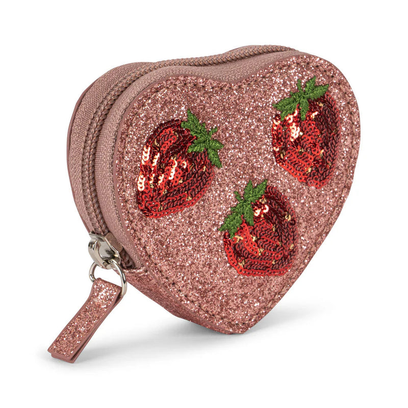 Konges Slojd - Wallet, Heart Shape - Sirocco - Swanky Boutique Malta