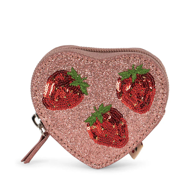 Konges Slojd - Wallet, Heart Shape - Sirocco - Swanky Boutique Malta