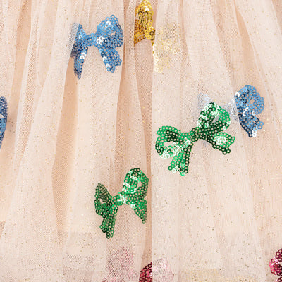 Konges Slojd-Yvonne Ballerina Dress - Bow Colore-Swanky Boutique Malta
