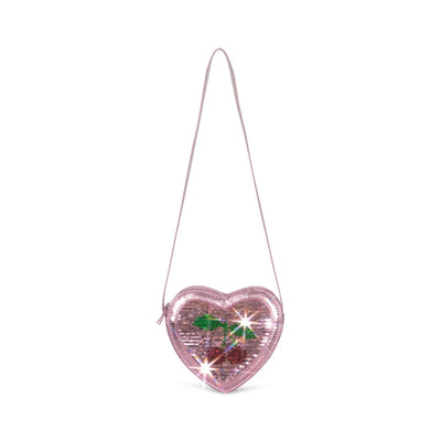 Konges Sloejd - TUT HEART SEQUIN BAG - ROSE - Swanky Boutique