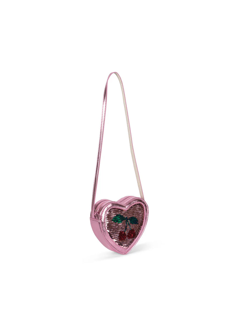 Konges Sloejd - TUT HEART SEQUIN BAG - ROSE - Swanky Boutique 