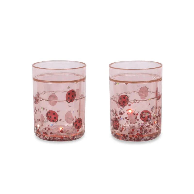 Konges Sloejd 2 PACK LADYBUG GLITTER CUPS - Swanky Boutique 