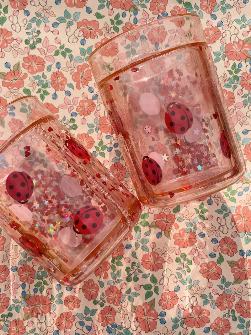 Konges Sloejd 2 PACK LADYBUG GLITTER CUPS - Swanky Boutique 