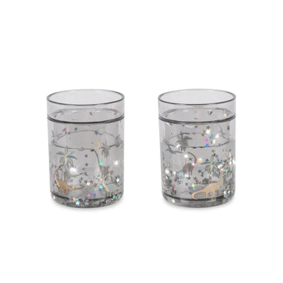 Konges Sloejd 2 pack glitter cups Dino - Swanky Boutique