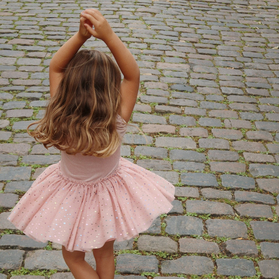 Ada Fairy Ballerina Glitter Dress, Fairy Etoile - Holographic Pink Swanky Boutique Ada Fairy Ballerina Glitter Dress, Fairy Etoile - Holographic Pink Swanky Boutique