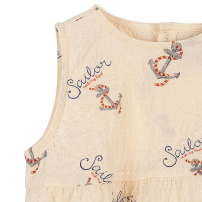 Konges Sloejd Baby Romper Rock My Boat Swanky Boutique Malta