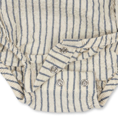 Konges Sloejd- Baby Romper Stripe Blue- Swanky Boutique Malta