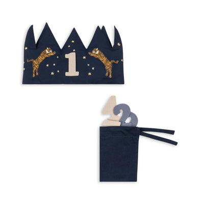 Konges Sloejd Birthday Crown Glitter Tiger - Swanky Boutique