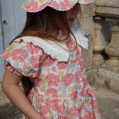 Konges Sloejd COEUR COLLAR DRESS GOTS fleur anglaise - Swanky Boutique Malta