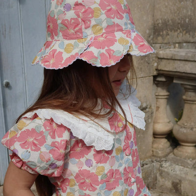 Konges Sloejd Coeur Scallop Sun Hat Gots - Swanky Boutique Malta