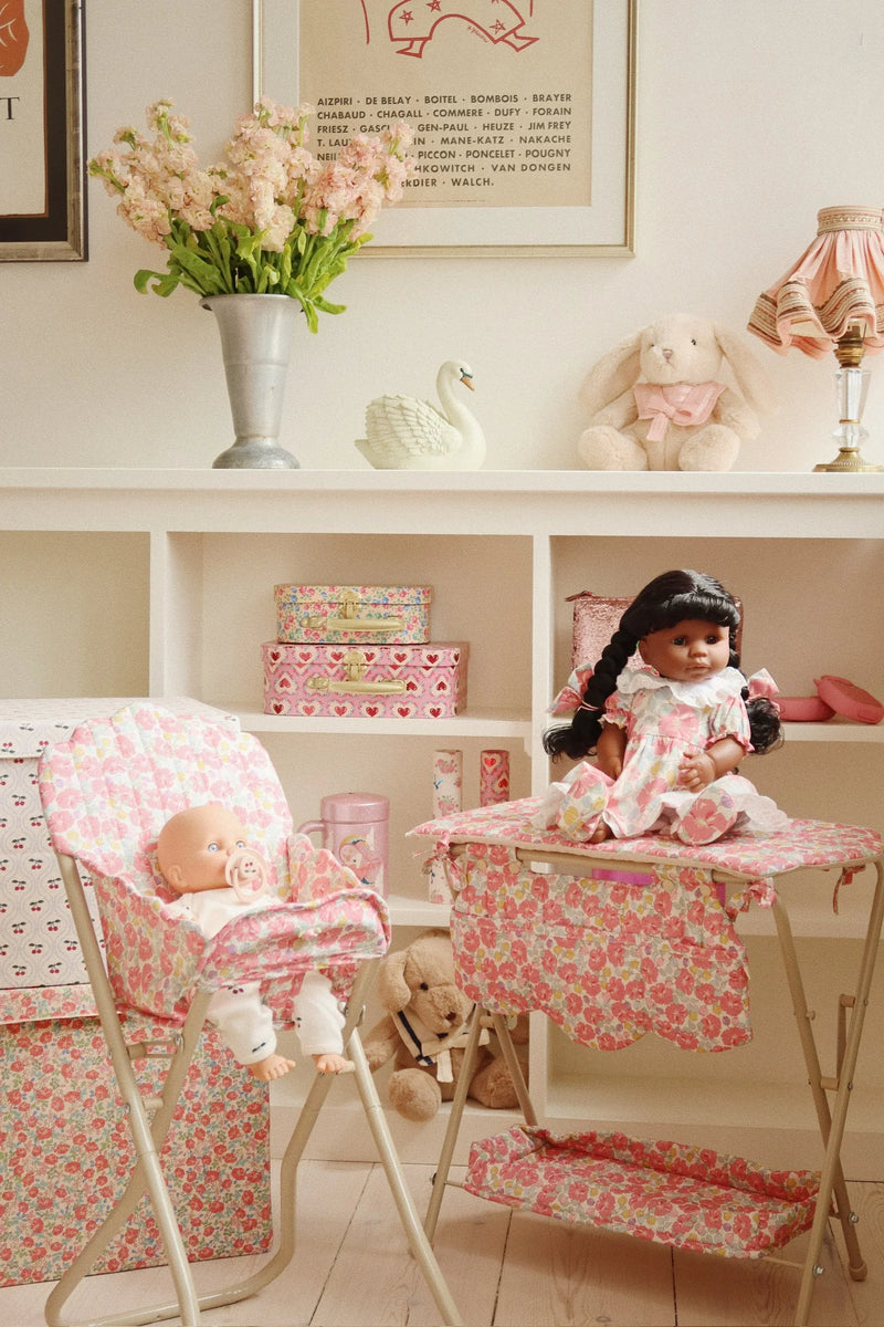 Konges Sloejd Doll High Chair Rose Anglaise - Swanky Boutique