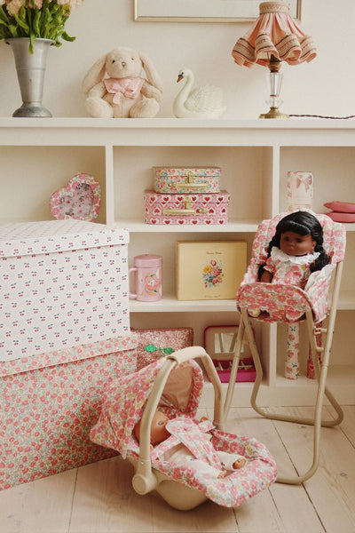 Konges Sloejd Doll High Chair Rose Anglaise - Swanky Boutique