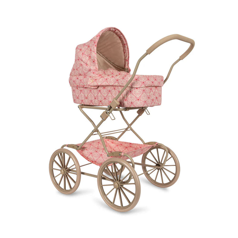 Konges Sloejd Doll Pram - Lacy Pink - Swanky Boutique